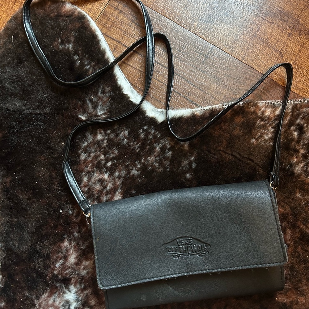 Vintage Vans Black Shoulder Bag
